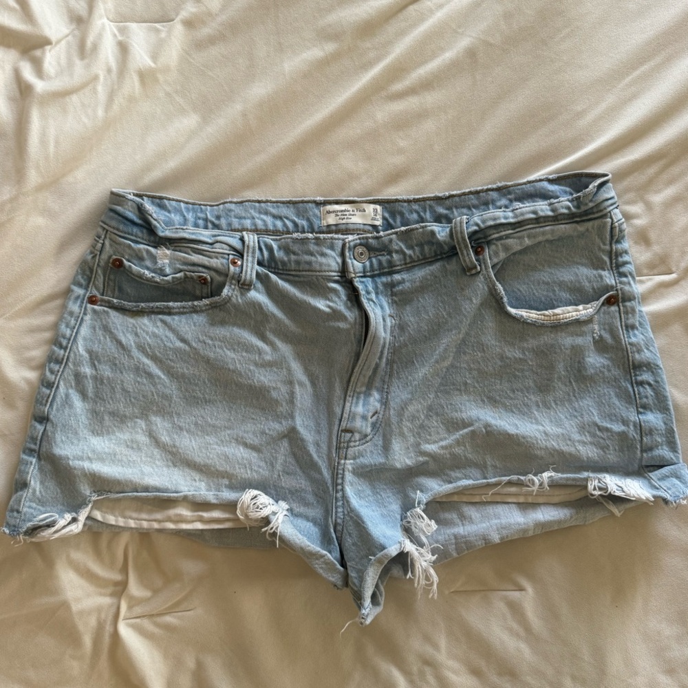 Light Blue Denim Women's Shorts